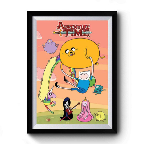 Adventure Time Sunset Premium Poster