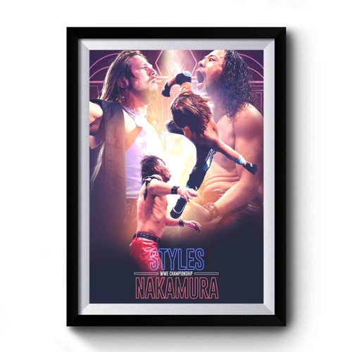 Aj Styles Vs Shinsuke Nakamura Premium Poster