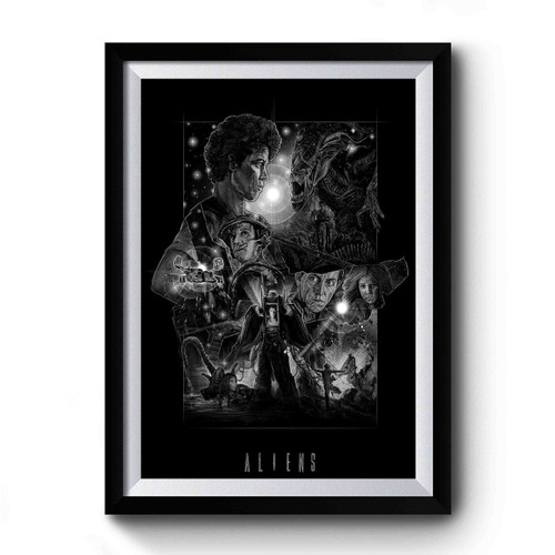 Aliens Alternative Movie Premium Poster