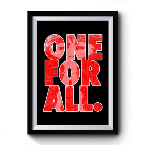 All Might One for all Premium Poster