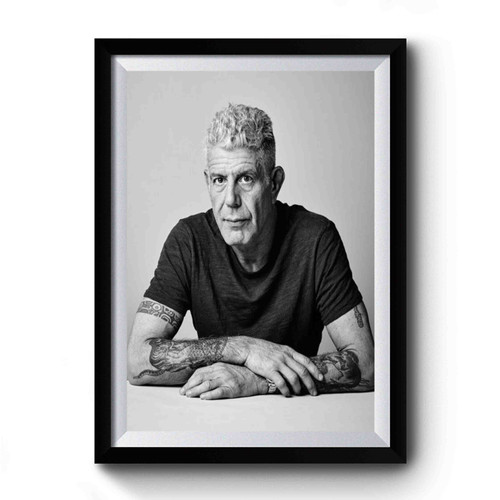 Anthony Bourdain Chef Cook Premium Poster