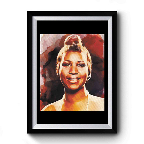 Aretha Frinklin Memory Music Legend Queen Premium Poster