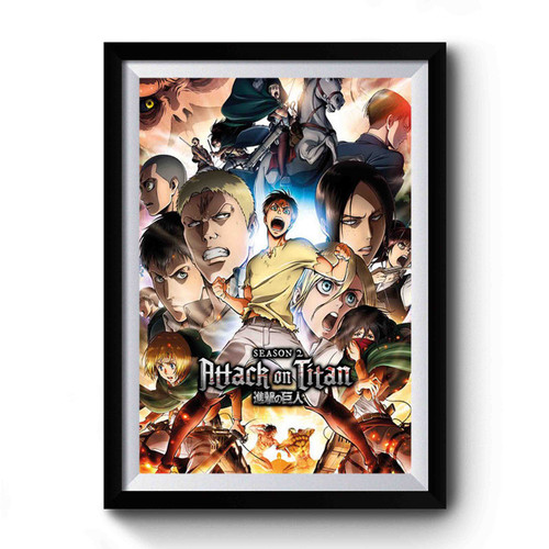 Attack On Titan Season 2 Premium Poster