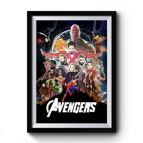 avengers cartoon Premium Poster
