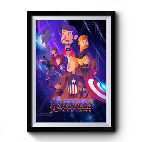 Avengers Endgame Cartoon Premium Poster