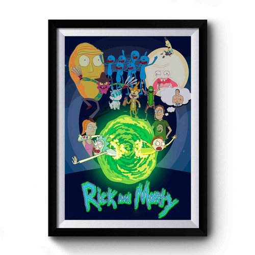 Awesome Rick And Morty Premium Poster