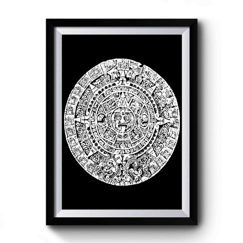 Aztec Mayan Calendar Premium Poster