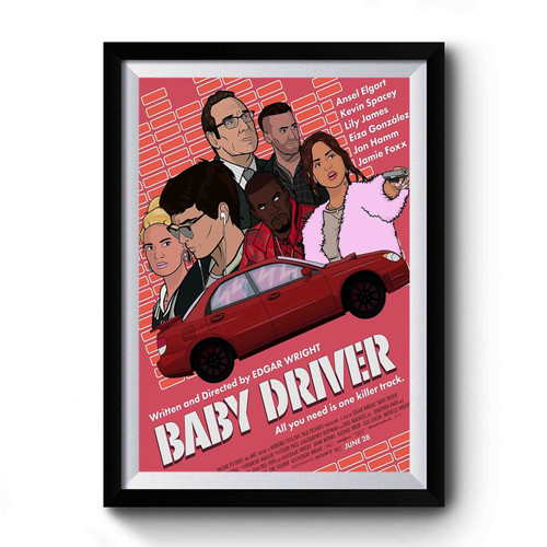 Baby Driver Alternate Movie Premium Poster