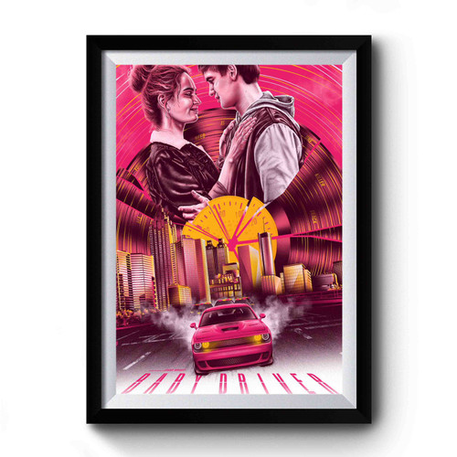 Baby Driver Debora And Baby Romantic Premium Poster
