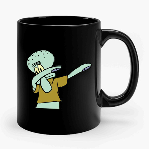 Squidward Dabbing Spongbob Squarepants Ceramic Mug