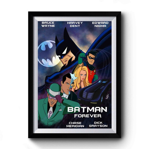 Batman Cartoon Batman Comics Premium Poster