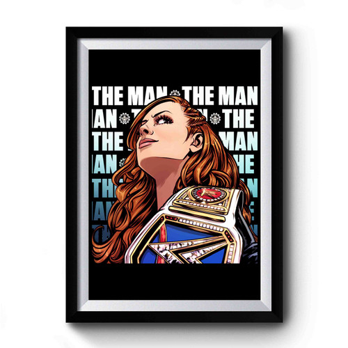 Becky Lynch on Behance Premium Poster