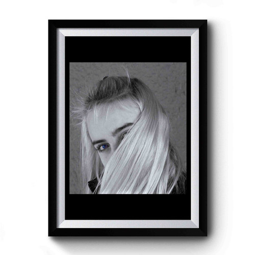 Billie Eilish Beauty Eyes Premium Poster