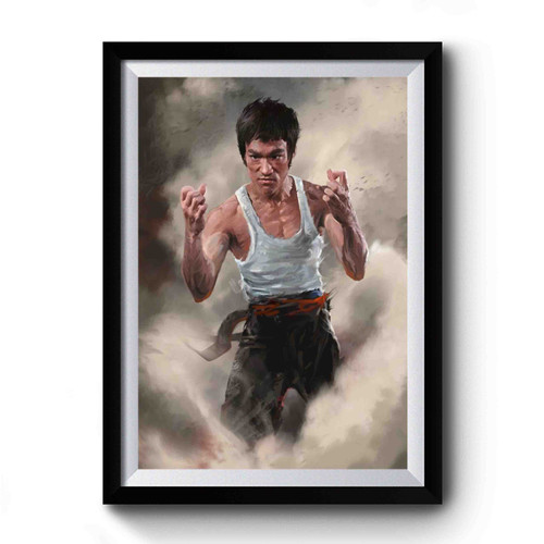 bruce lee martial Premium Poster