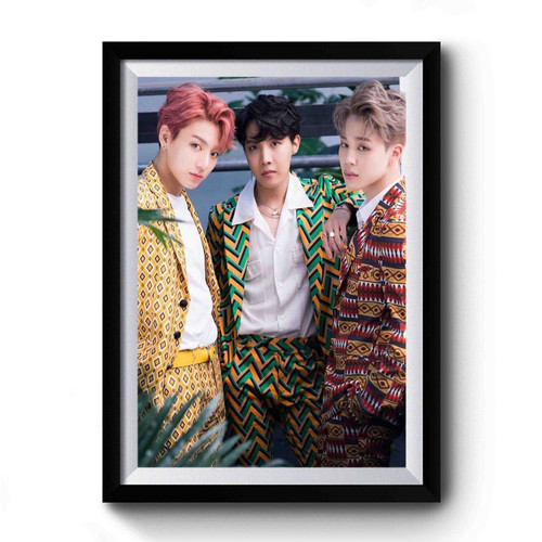 Bts Idol Jungkook J Hope Jimin Premium Poster