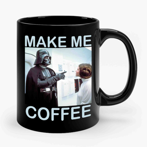 Star Wars Princess Leia And Vader Ceramic Mug