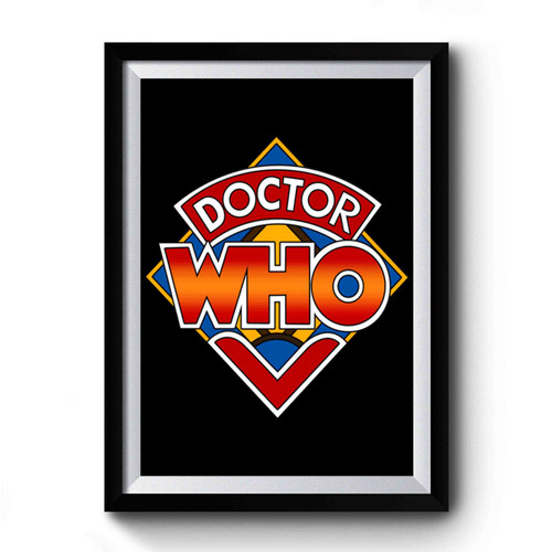 classic doctor who logo Premium Poster