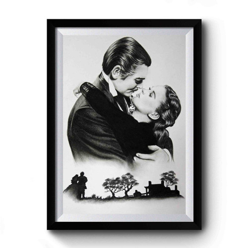 Classic Movie Gone With The Wind Premium Poster