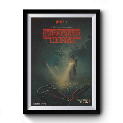 Classic Movie Stranger Things Propaganda Terror Poster Retro Vintage Kraft Decorative Premium Poster