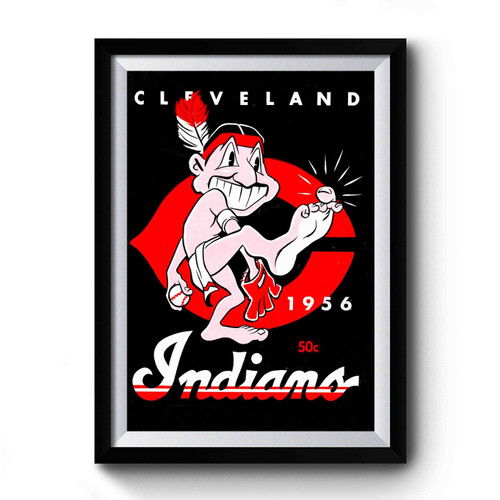 Cleveland 1950s Indians Baseball Premium Poster