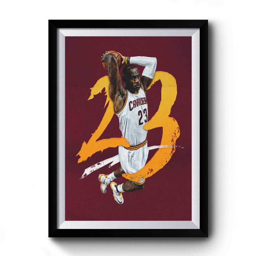 Cleveland Cavaliers Lebron James Premium Poster