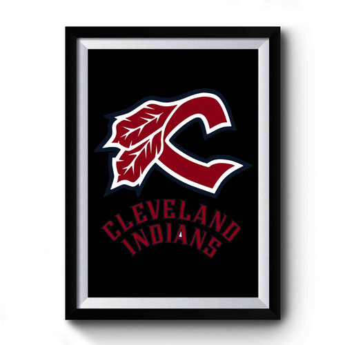 Cleveland Indians Club Logo Premium Poster