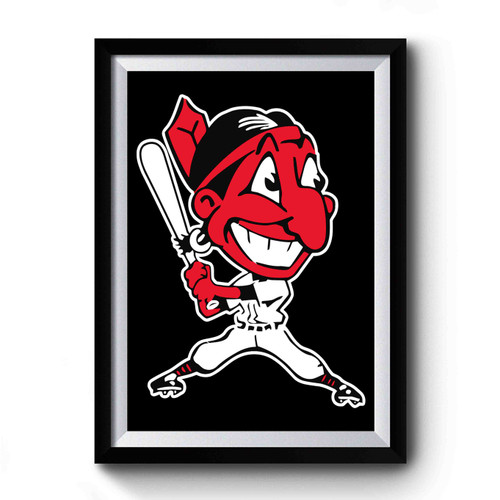 Cleveland Indians Mascot Premium Poster