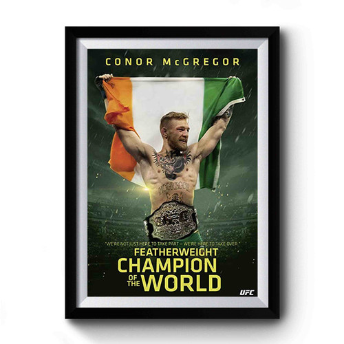 Close Up Conor Mcgregor Poster Ufc Champ 1 Premium Poster