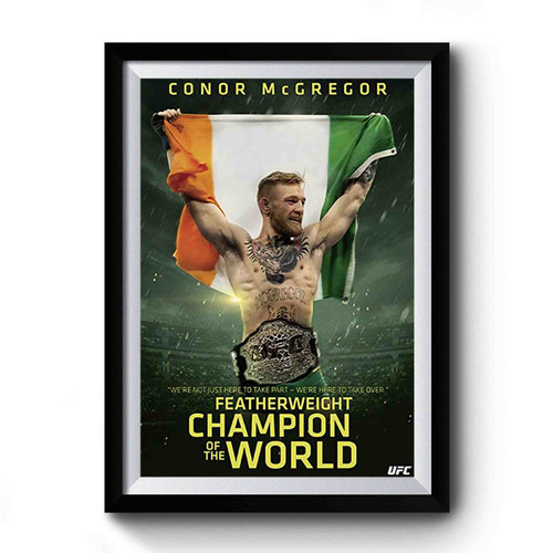 Close Up Conor Mcgregor Poster Ufc Champ Premium Poster