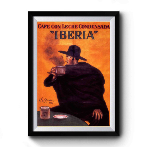 Coffee Con Leche Condensada Premium Poster