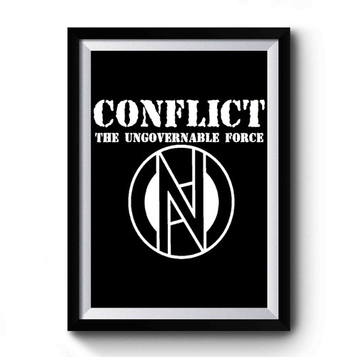 Conflict Punk Rock Premium Poster