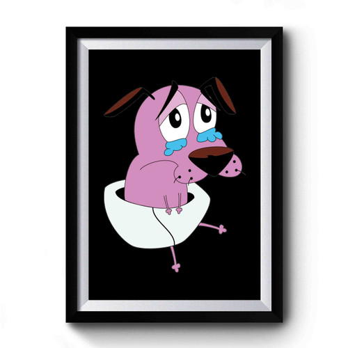 Courage The Cowardly Dog Baby Premium Poster
