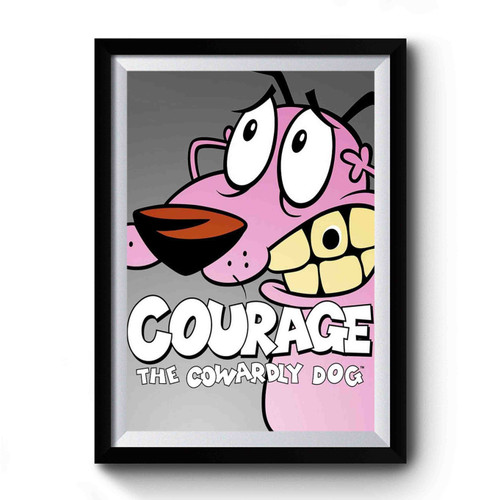 Courage The Cowardly Dog Cartoon Network Premium Poster