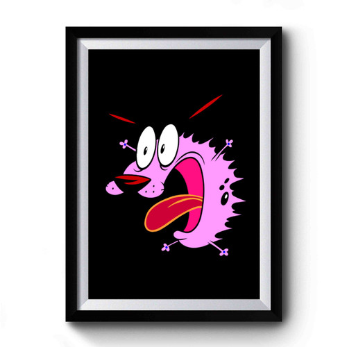 Courage The Cowardly Dog Tv Fanart Premium Poster
