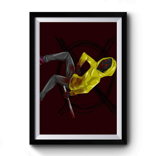 Creepypasta Hoodie Marble Hornets Premium Poster