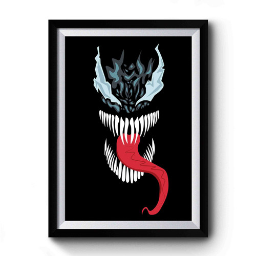 Dark Venom Abstract Premium Poster