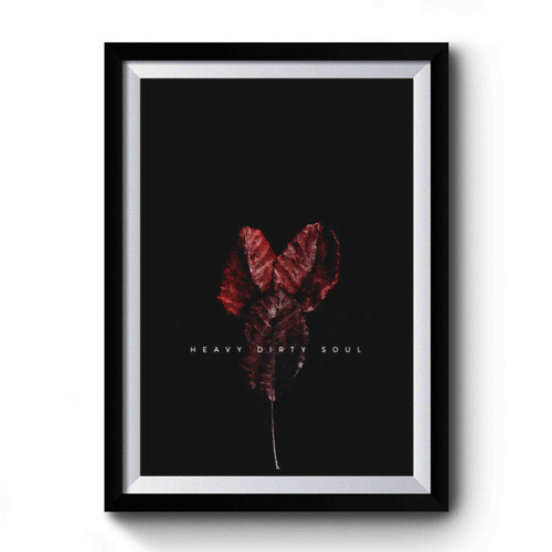 Dead Red Florals Blurryface Album Premium Poster