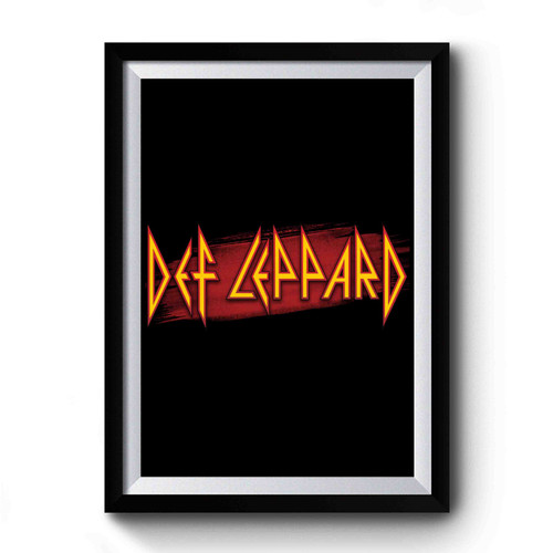 Def Leppard Band Logo Premium Poster