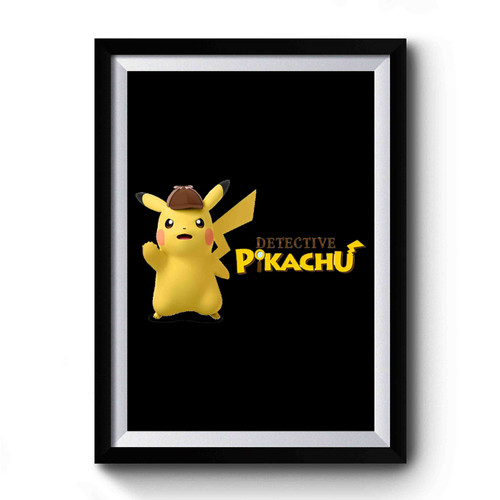 Detective Pikachu Logo Movie Premium Poster