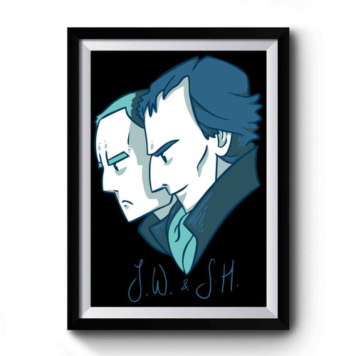 Duo Of 221 B Baker Street Premium Poster