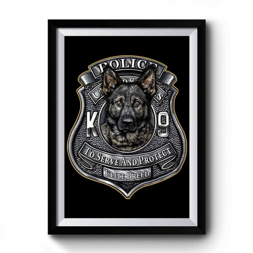elite breed k9 police Premium Poster