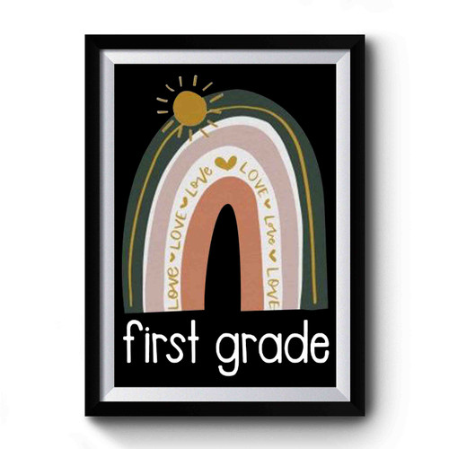 First Grade Premium Poster