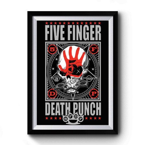 Five Finger Death Punch 5fdp Vintage Premium Poster