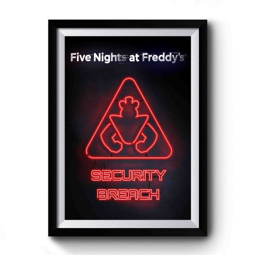 Five Nights At Freddys Logo Premium Poster Five Nights At Freddys Logo Premium Poster