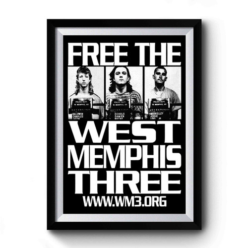 Free The West Memphis Mugshot Premium Poster