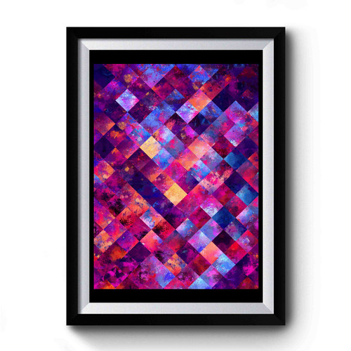 Galaxy Pattern Geometric Premium Poster