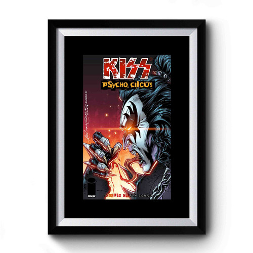 Gene Simmons by Alonso Espinoza on Deviant Art Premium Poster