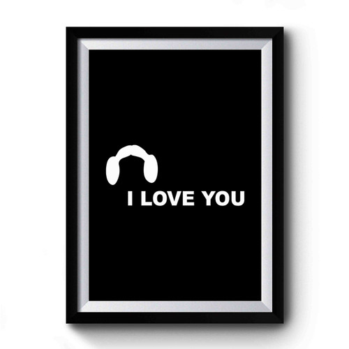 Girl I Love You Valentine Premium Poster