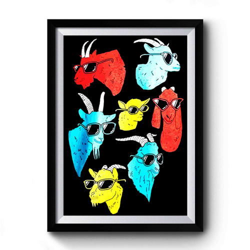 Goat Funny Cool Farm Animal 4H Billy Pygmy Crazy Premium Poster Goat Funny Cool Farm Animal 4H Billy Pygmy Crazy Premium Poster