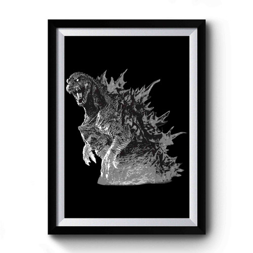 Godzilla King Of The Monster Premium Poster